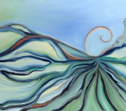 'Let me be sky!' Oil Painting detail by .carolinecblaker. 1290293262