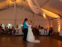 Travis and I dancing to <em>In this Life</em>